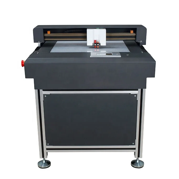 PT90120 Box Cutting And Creasing Flat Bed Cnc Dual Head Sheet Film Vinyl Sticker Flatbed Cut Plotter Machine 90*120CM