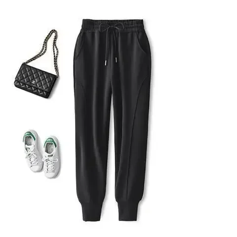 Women Pants Drooping Modal Elastic High Waist Casual Sweatpants Women\'s Tappered Spring Summer Pants Women Pantalones De Mujer