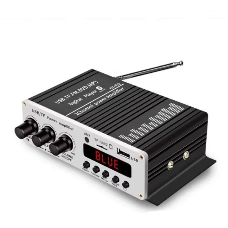 Bluetooth5.0Vehicular Power Amplifier Dual Channel20W*2Stereo Lossless Playback Radio Audio Amplifier Power Supply12V