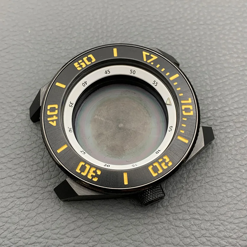 45mm Mod SRPF King Samurai Series Watch Case Fits 22mm Watch Strap for 7S 4R NH34 NH35 NH36 Movement Customizable
