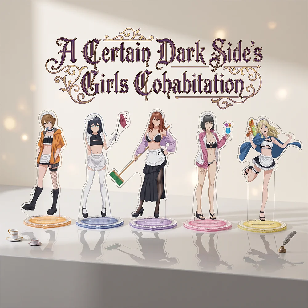 A Certain Dark Side's Girls Cohabitation 15CM Acrylic Stand Keychain 2026 New Anime Stand Room Decor Fans  Holiday Gift