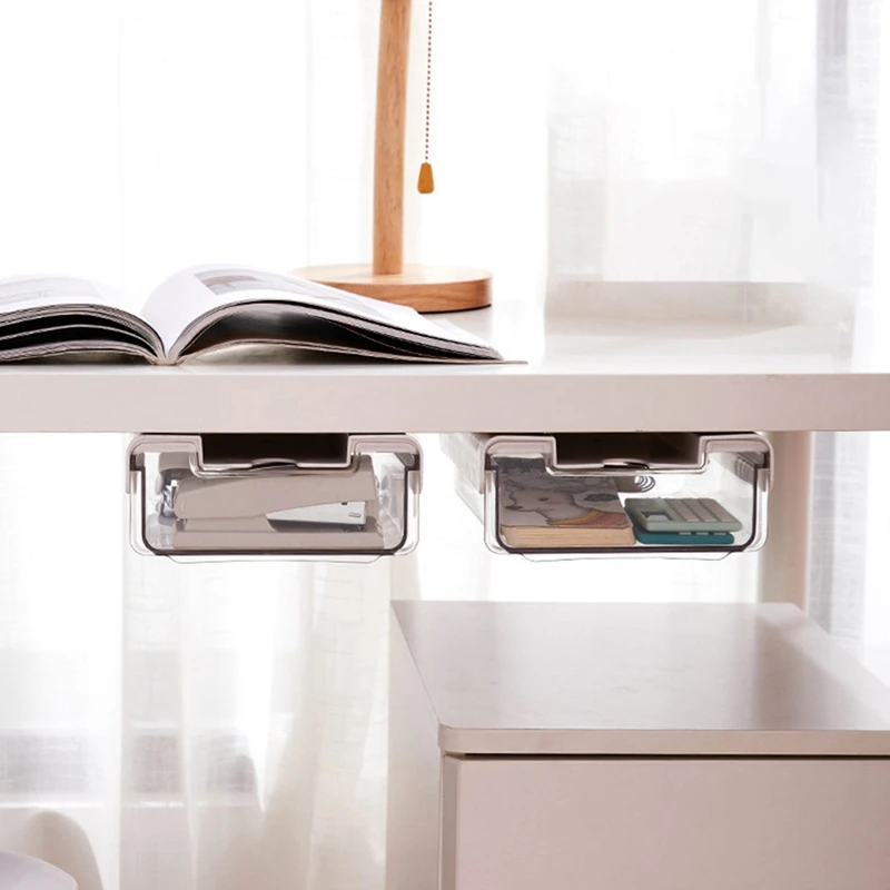 2 шт., самоклеящиеся ящики-подставки под стол