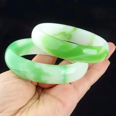 

Natural Hetian jade 54mm-62mm bracelet exquisite princess bracelet send girlfriend send mother gift best