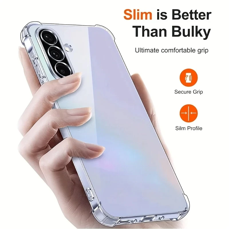 For Samsung Galaxy A27 A 27 5G A17 4G A07 S26 S26FE fe Plus Ultra S26+ Case Transparent Phone Cases Soft TPU Silicone Back Cover