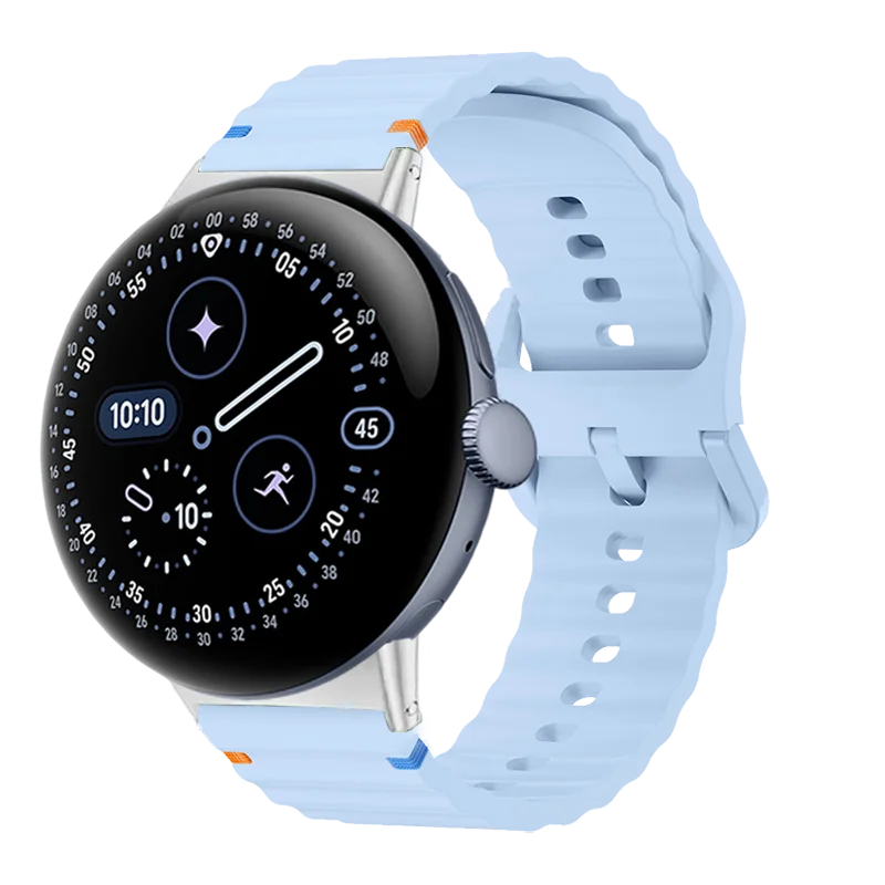 سوار ساعة 22 ملم لساعة جوجل بيكسل 4/3 41 ملم 45 ملم سوار معصم من السيليكون الناعم متوافق مع ساعة جوجل بيكسل 2 1 WATCH-Correa #4