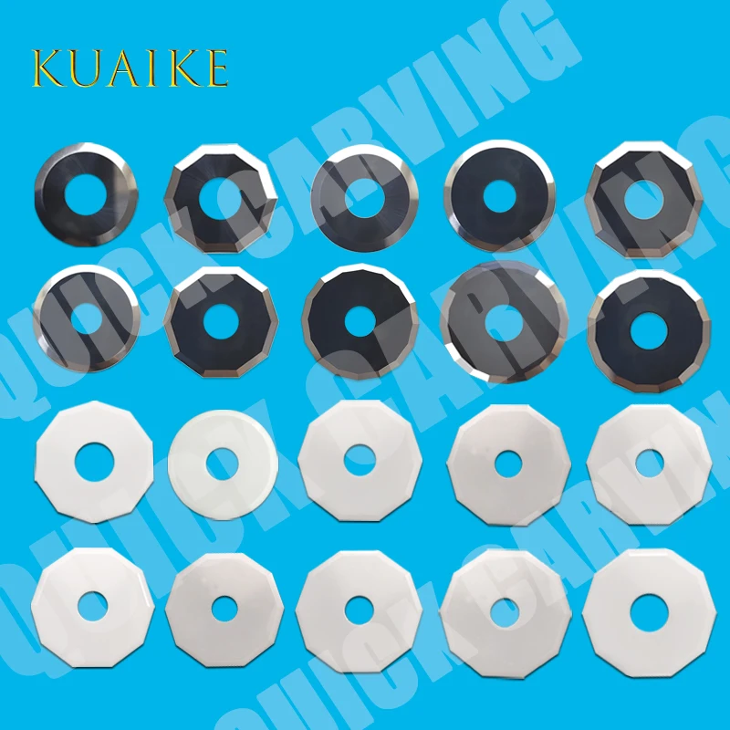 10PCS Router Cutter Cutting Blade Ceramic Rotary Knife Cnc Tools JWEI AOL RZCUT AOKE IECHO ATOM EMMA