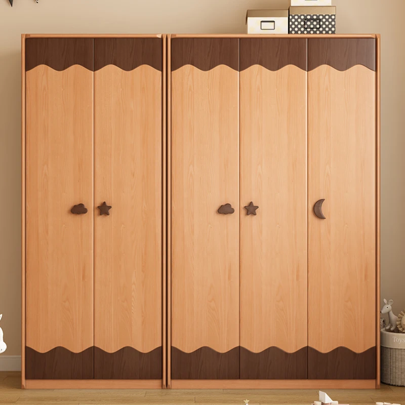 

Bedroom Children's Wardrobes Cabinet Mobile Dressers Wardrobe Organizer Hangers Drawer Szafa Na Ubrania Modern Furniture CY50CW