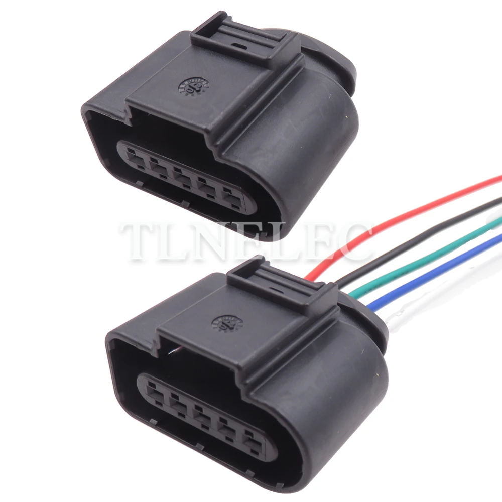 5 Pin Way Auto Wire Cable Connector with Wires Car Sealed Sockets For VW Audi 8K0973705 8K0 973 705