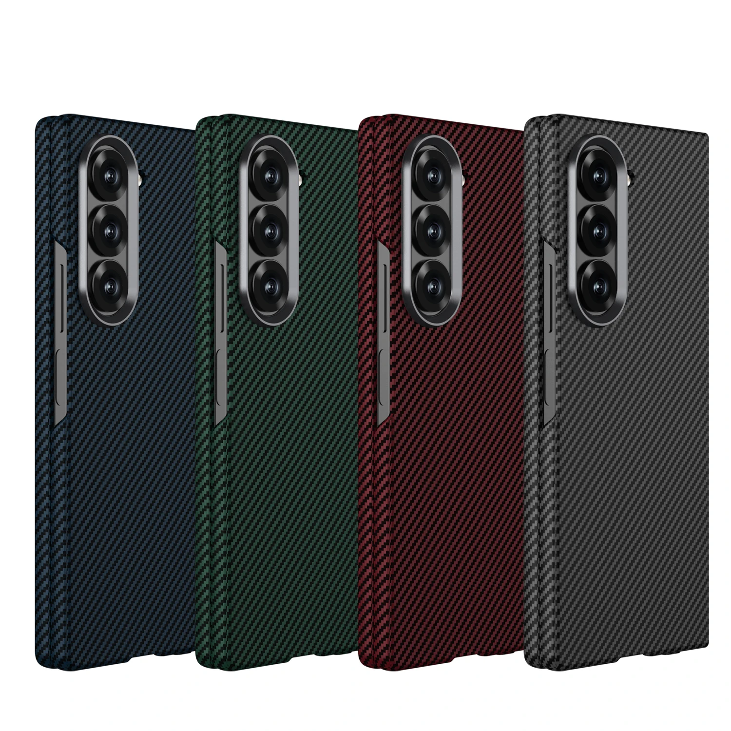 

Ultra-thin Carbon Fiber Texture Case For Samsung Galaxy Z Fold 6 Screen Glass Protective Plastic Cover For Galaxy Z Fold 6 Case