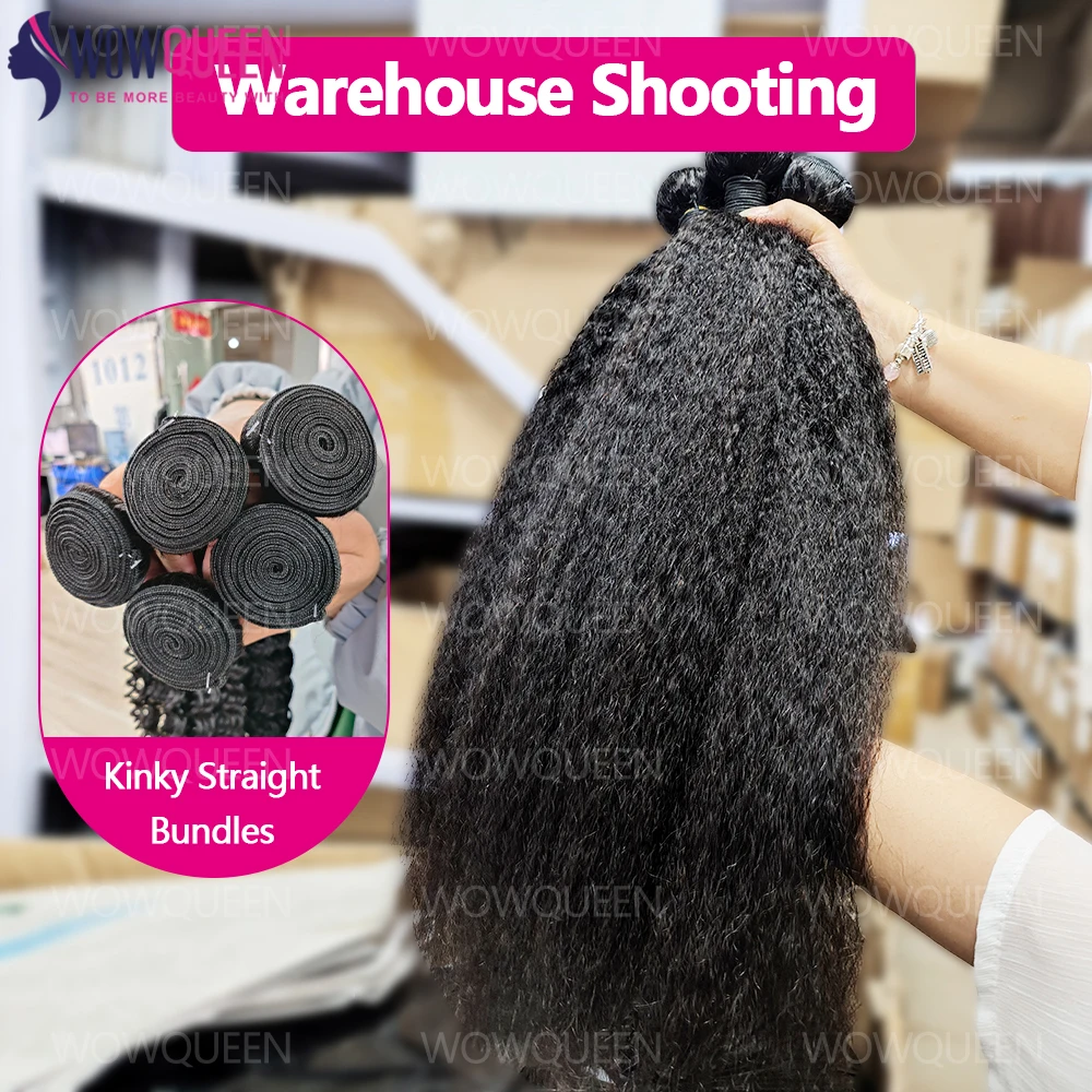 غريب حزم من شعر طبيعي مفرود 100% الشعر البشري ياكي حزمة مستقيمة 12A اللون الطبيعي النسيج شعر مستعار بشري 32 بوصة