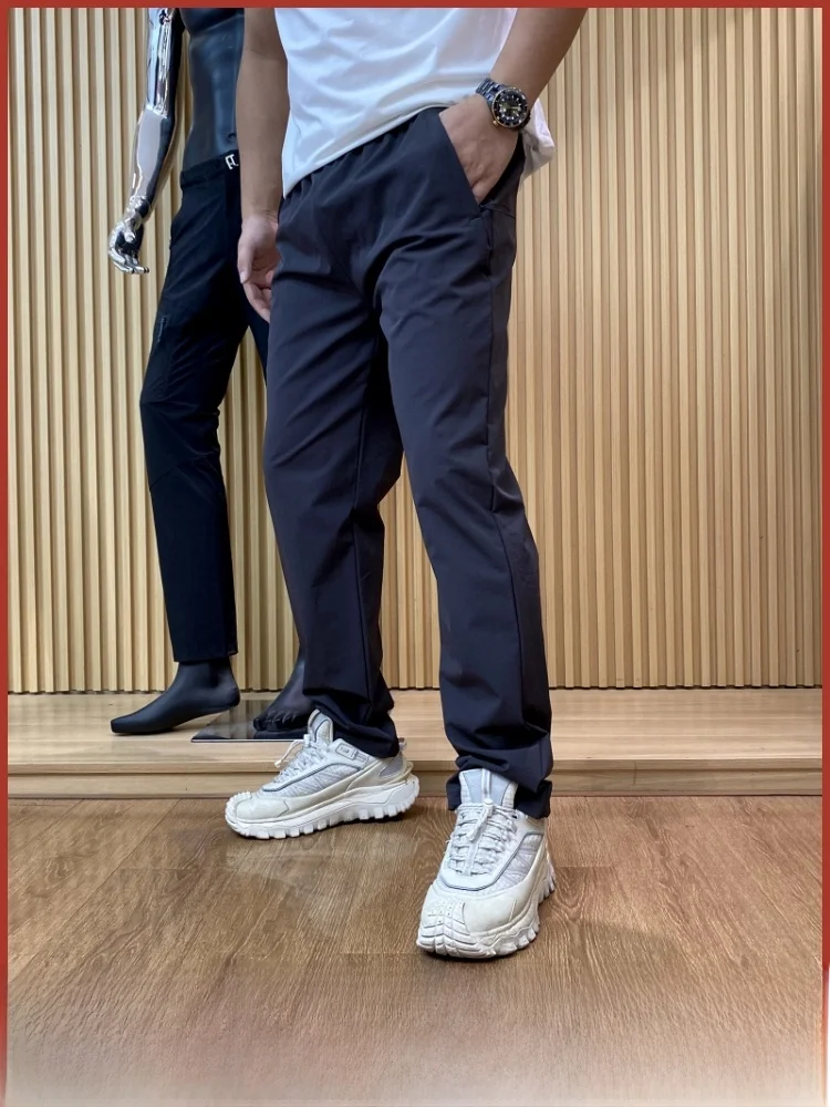 

Men's 3D Tailored Breathable Waterproof Running Training Casual Pants Spring Autumn New Sle Outdoor Functional Faionable