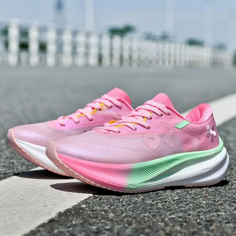 2025 New Professional Training Anti-slip Marathon Breathable Sneakers Mens Running Shoes Carbon Disc Running Shoes