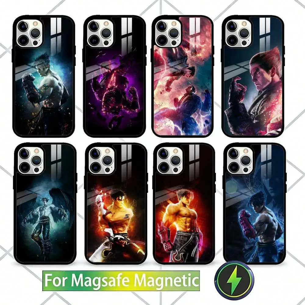 

T-Tekken F-Fighting game Phone Case For iPhone17,16,15,14,13 Plus,Pro Max Magnetic For Magsafe Wireless Charging
