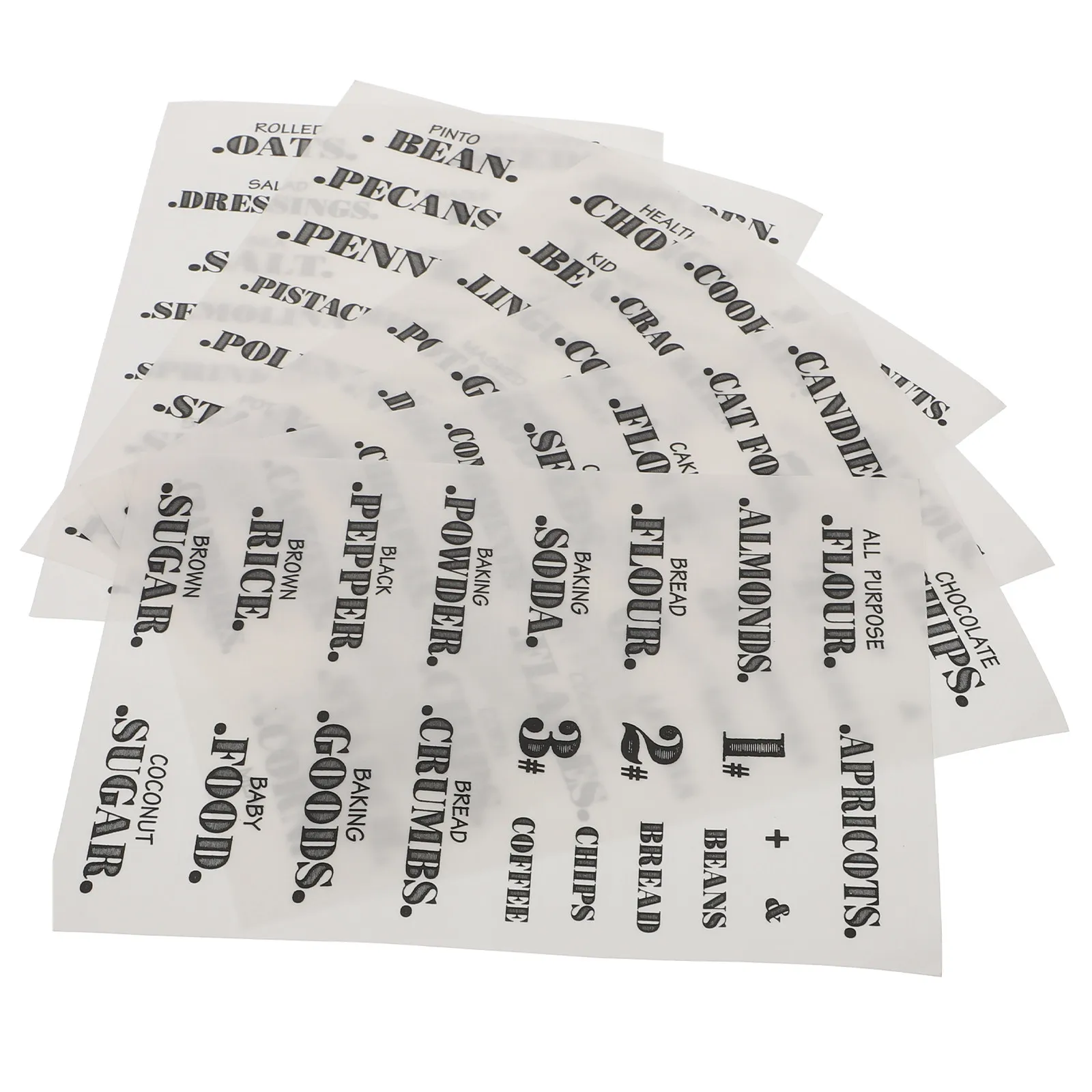 

6 шт. прозрачных водонепроницаемых самоклеящихся этикеток для продуктов, кухонные маркировочные наклейки, этикетки для классификации продуктов, декоративные этикетки для записи даты