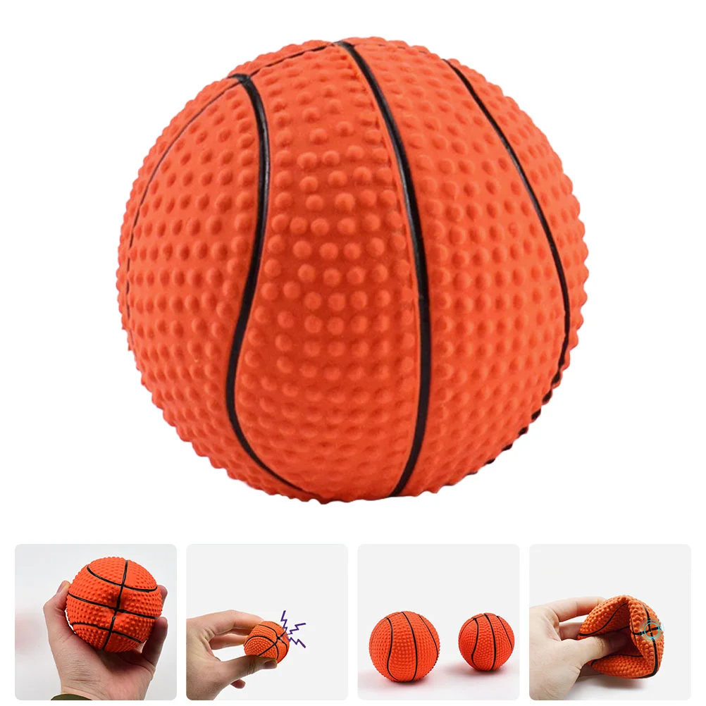 Toy Pet Basketball Supplies Molar Plaything Emulsion Dog Orange Sound Toys Practical Chew