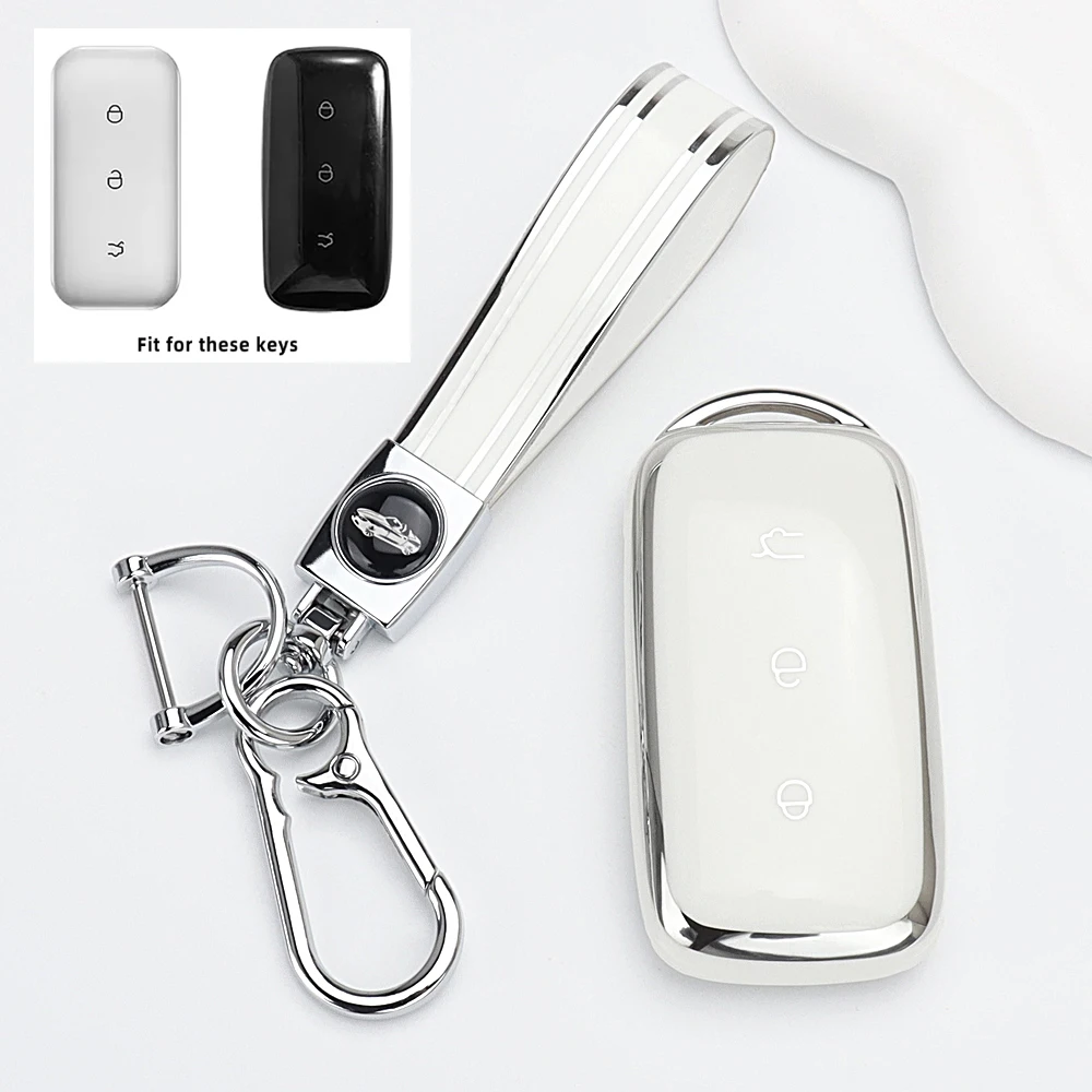 Brand New TPU Car Smart Key Case Cover for Geely EX5 Galaxy Starray E5 EMI E8 Proton E.MAS L6 L7 Starry Keychain Accessories