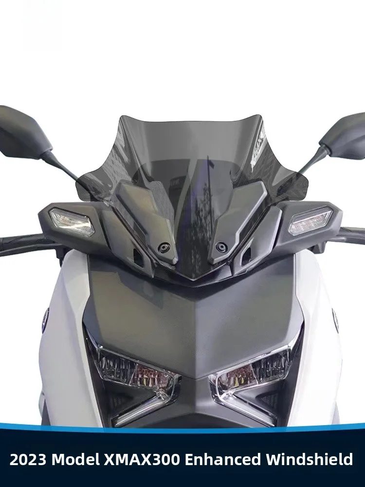parabrezza-moto-stile-racing-23-xmax-300-barriera-in-vetro-modificata-per-moto-unisex-materiale-peva