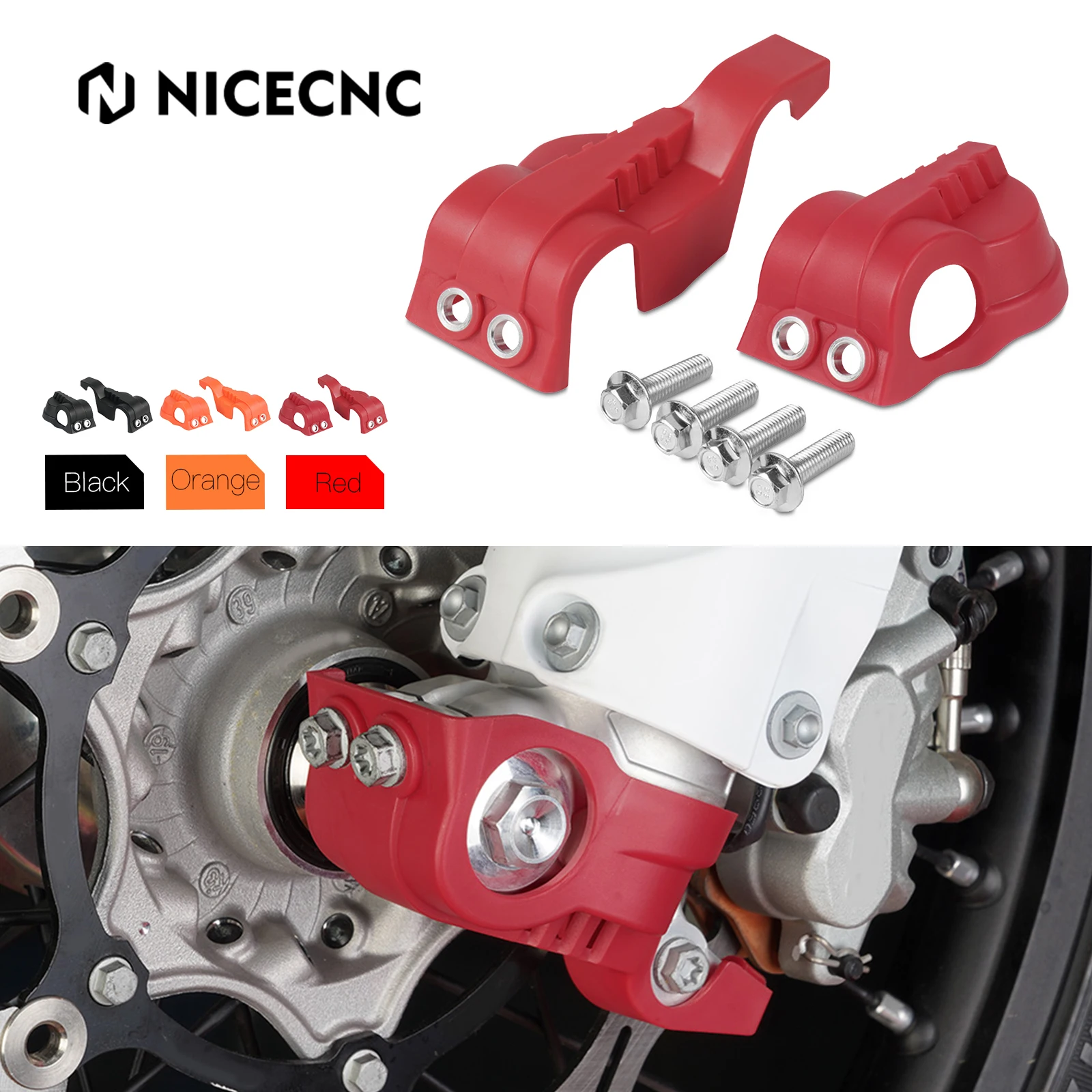 

NICECNC Dirt Bike Front Fork Shoe Guard Cover Kit For GasGas EC300 EC250 MC EX EC 300 250 125 450F 350F 250F 2024 2023 2022 2021