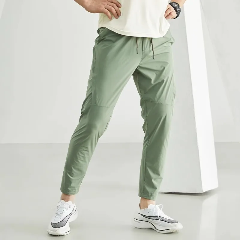 Männer Laufhose Sportswear Jogging Jogginghose Schnell Trocknend Dünne Trainingsanzug Elastische Gym Fitness Hosen Training Sport Hosen Männer – Detail 9