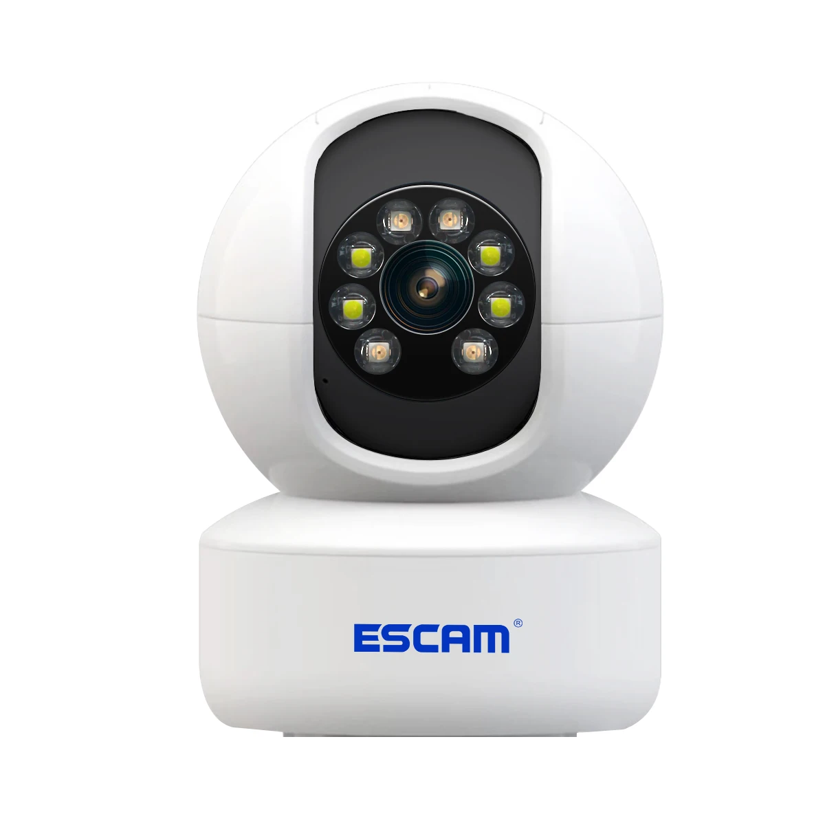 ESCAM QF005 3MP 1296P iCsee APP Wireless PTZ IP Dome Camera AI Humanoid Auto Tracking Full Color Home Security Baby Monitor