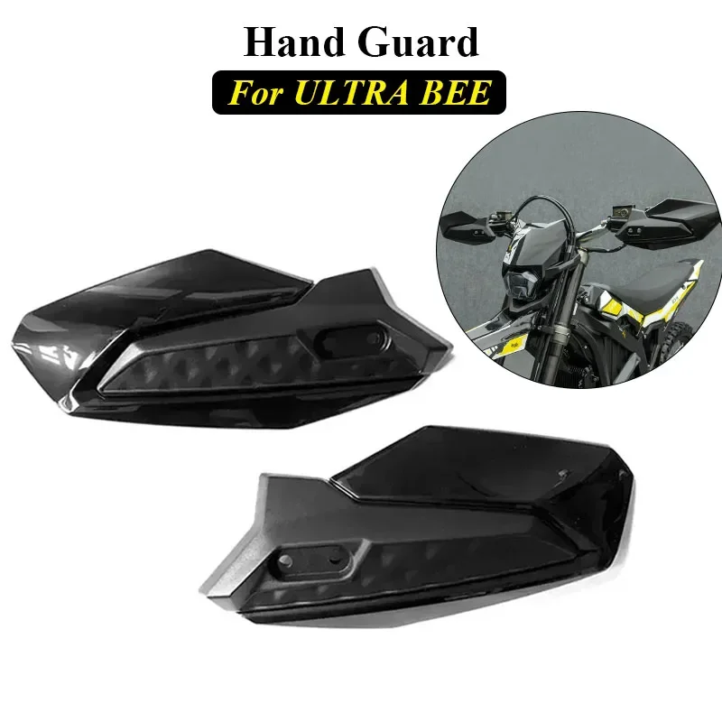 Hand Guard for SURRON Ultra Bee Black Left and Right Hand Guard Windshield Brake Handlebar Guard Electric Bike Motorcycle Parts