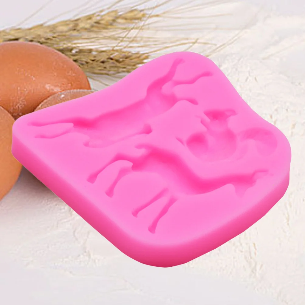 

Forest Animals Silicone Fondant Cake Baking Mold Premium Nonstick Molds for Chocolate Candy Jelly DIY Forest Animals Cake Molds