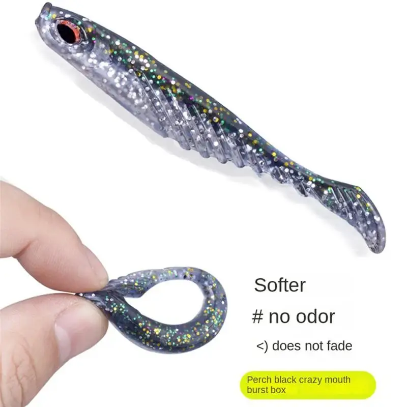 New 7cm Fishing Lure Artificial Bait Predator Tackle For Pike Artificial Silicone Bionic Bait Fishing Accessories Fish Tools