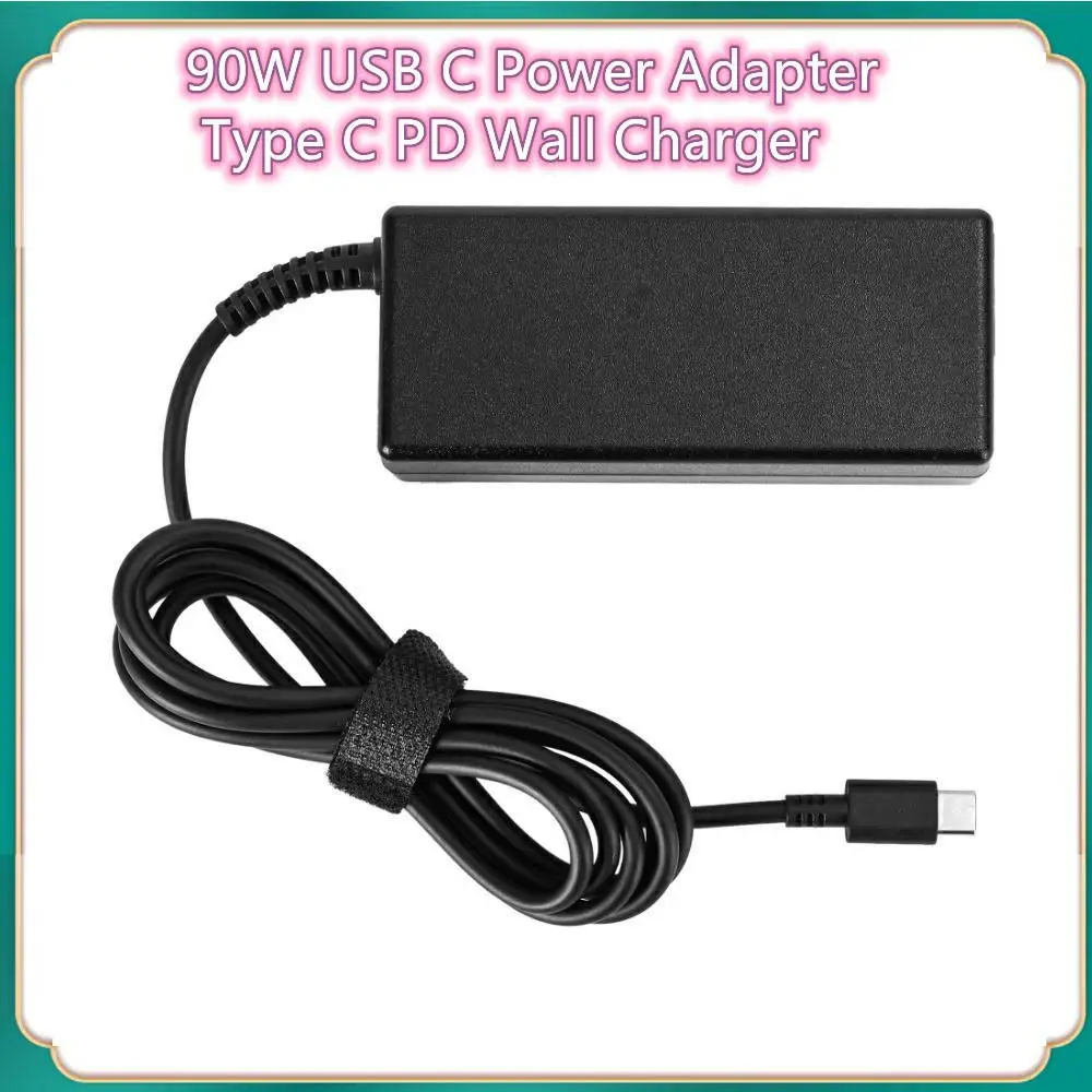 90W USB C Power Adapter Type C PD Wall Charger for MacBook Pro Air 2018, HP, Dell, Lenovo Laptops