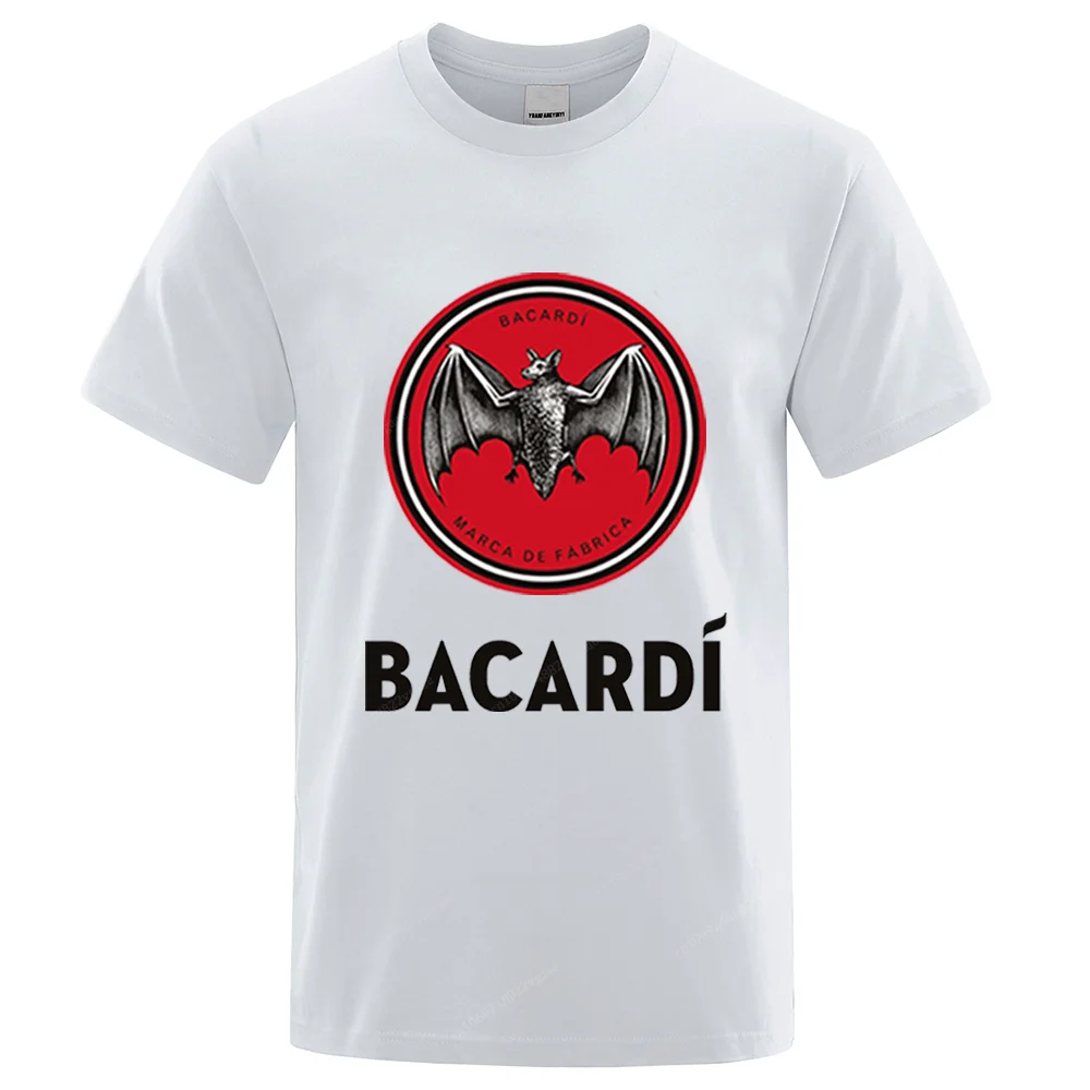 Bacardi T Shirt For Men Women Rum Cotton T Shirt Vintage Short Sleeve Tee Shirt Oversized Tops Free Shipping