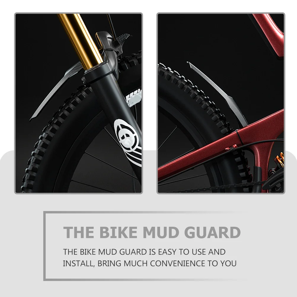Premium Plastic Bike Mudguard Lightweight Durable Easy Carry Mountain Bike Dirt Guards Cycling Tyre Mudguards Cycling Mud Guard