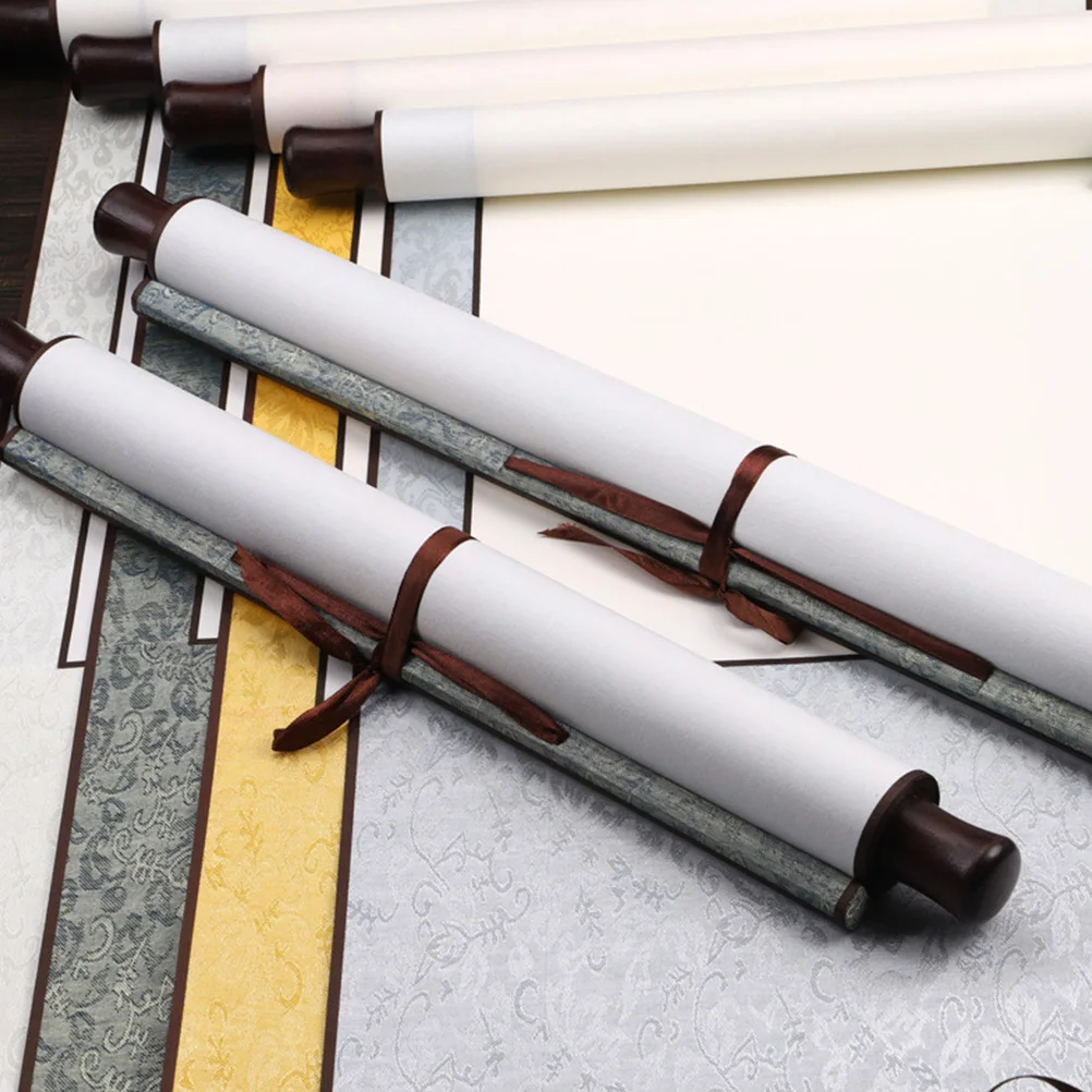 

Xuan Golden Yellow 4ft Multi-Function Rice 4ft Blank Core Rice Paper Calligraphy Painting Home Office Art Supply