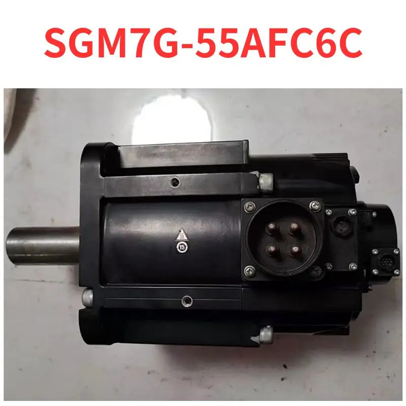 

second-hand servo motor SGM7G-55AFC6C, function well Tested well and shipped quickly