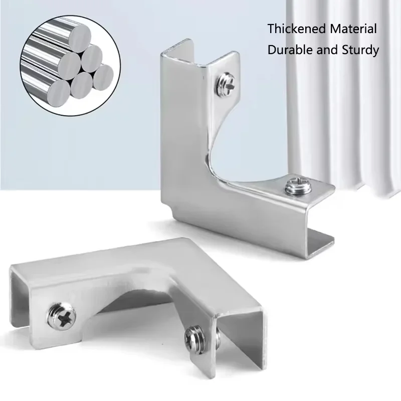Anti Rust Stainless Steel Furniture Fixing Fasteners, Corner Bracket Protectors, L-shaped T-shaped Cross Corner Glass Clips