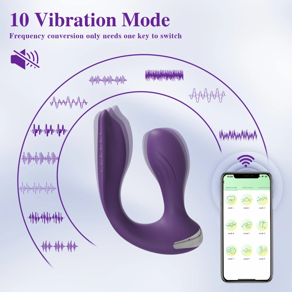 APP Control Panties Vibrator for Women Clit Stimulator Dual Ended Vagina Anal Vibrator Female Masturbator Sex Toy for Couples view 4