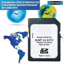 2023 Navigation Map SD Card for Mazda EZ1V/2 /3/6 /CX3 /CX5 /MX5/CX9 GPS Satellite Navigator