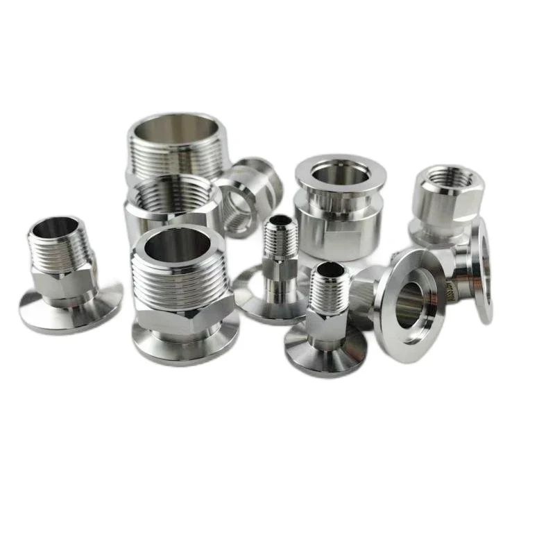 

Stainless Steel 304 Vacuum Outer Wire Quick Installation Vacuum Hexagonal Outer Wire Npt Quick Release Clamp Joint Kf16 25 40