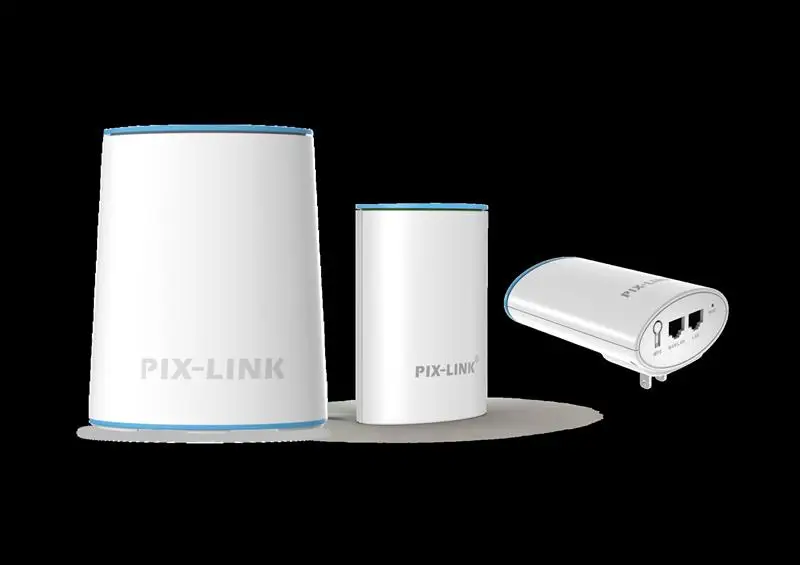 PIXLINKHigh เราเตอร์ไร้สาย PIX-LINK 1200M Dual Band Distribution ตาข่าย WiFi ระบบ Long Range Wifi Extender 5km