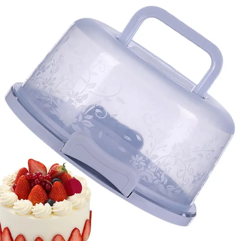 Cake Safe Transport Box Well Maintained And Clean Portable Cake Box Clear Container For Birthday Party Food Saving Storage Box