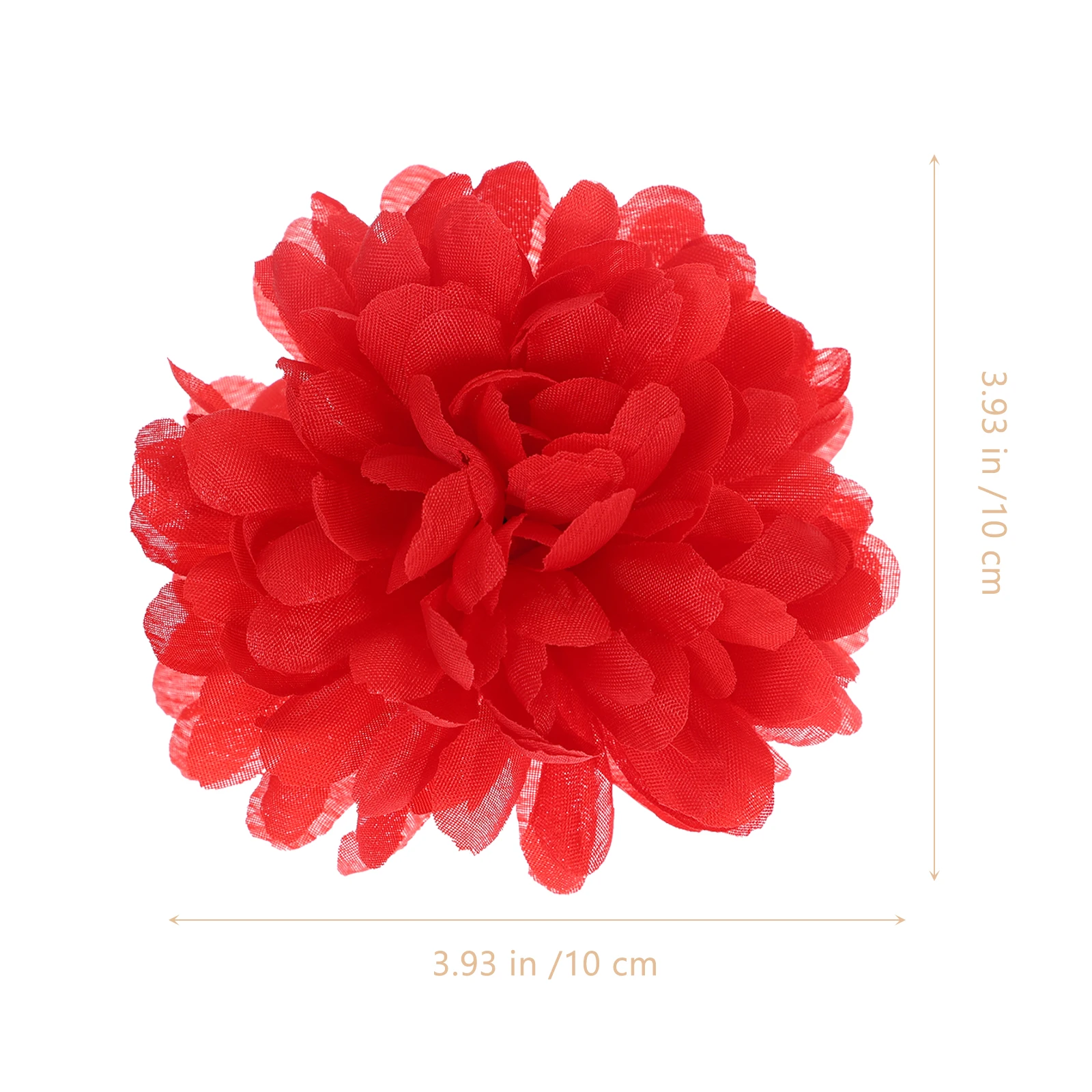 

10Pcs Artificial Marigold Faux Flowers Silk Cloth Flower Prop Wedding Decor Photography Ornament Simulation Marigold