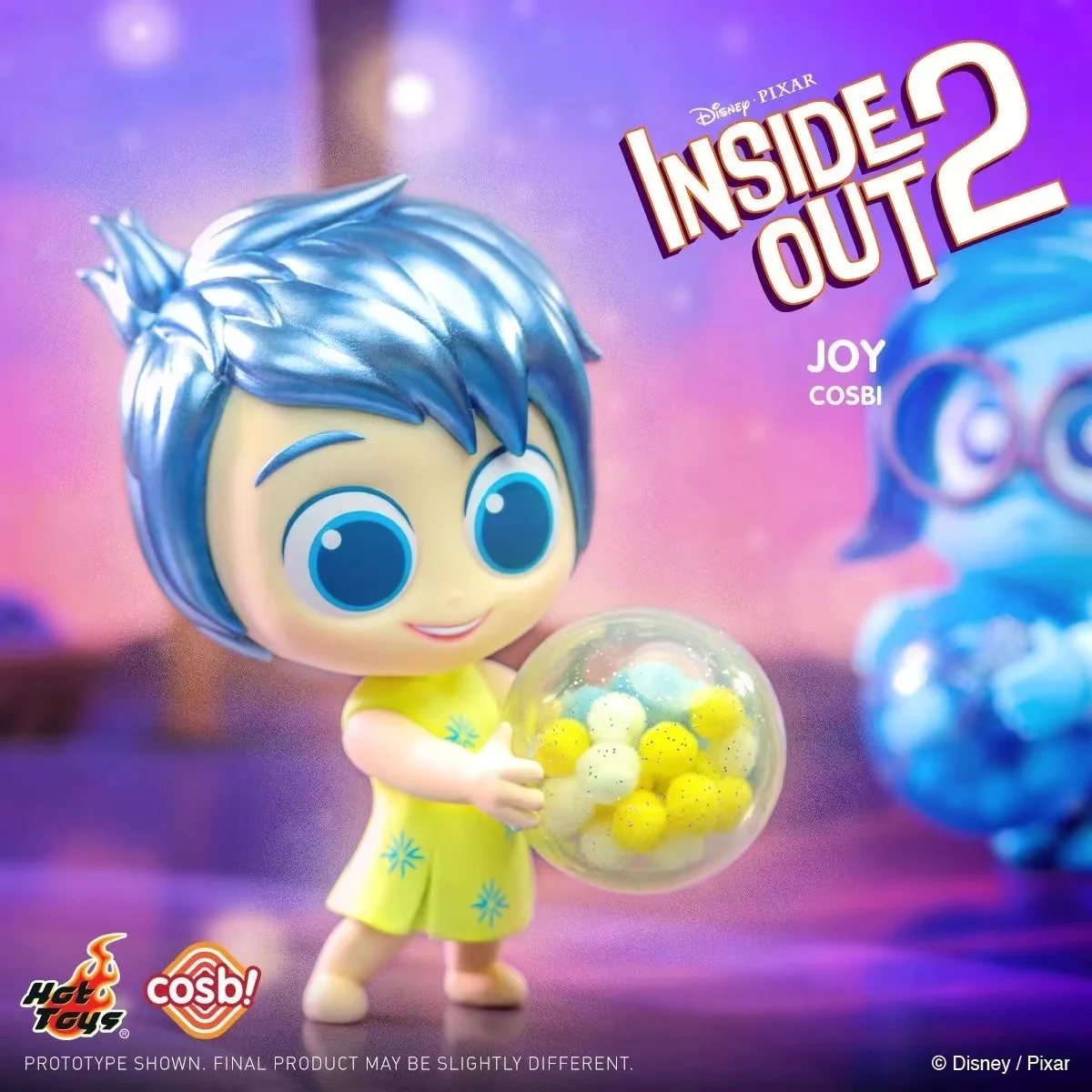 Brinquedos quentes Inside Out Caixa cega da figura Anime, boneca fofa com caixa misteriosa, presente para o Natal, Readybox de Joy Rage, periféricos Anime genuínos