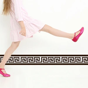 PVC-Wandwand selbstklebende Aufkleber, DIY-Heim-Dekrete, geometrischer Standard, Originaldesign, 10x 200 cm 8 Hauptverkäufe Cenefas Klebstoff - №6