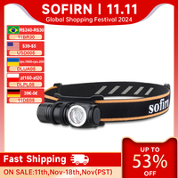 Sofirn HS10 USB C Rechargeable Mini 16340 Headlamp 1100lm LH351D 90CRI Angle Flashlight TIR Optics with Magnet Tail 2 Groups