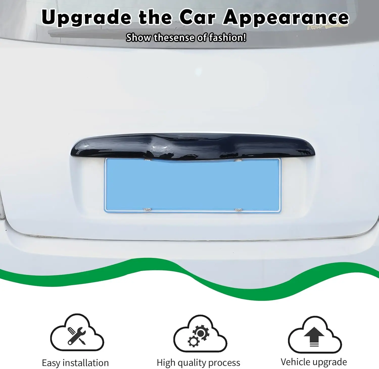 

Carbon Fiber Rear Trunk Lid Tailgate Tail Door Handle Cover For Fiat 500 Abarth 595 2010-2026 Trim Decorative Cap Accessories