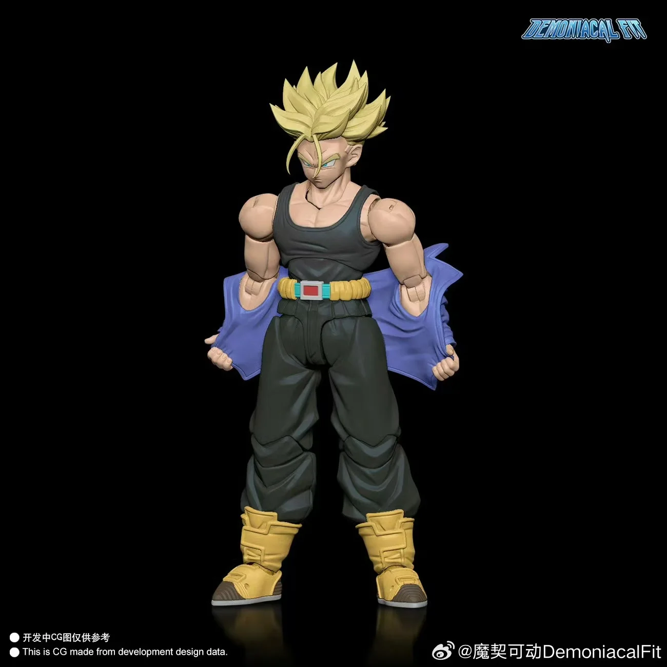 Dragon Ball Demoniacal Fit Shf Figura de Ação Anime, Super Saiyajin, Torankusu, Escultura de Várias Cabeças, Presente de Brinquedo Infantil, Novo