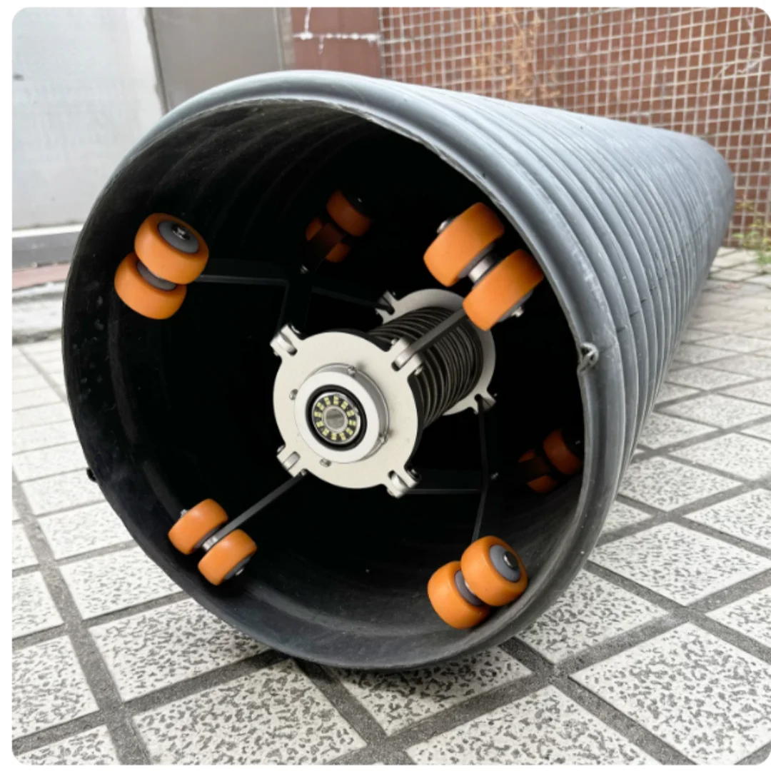 Pipeline Video Imaging Endoscope Parts Crawler Extension Guide Wheel Pulley Bracket Sewer Inspection Camera Support Frame