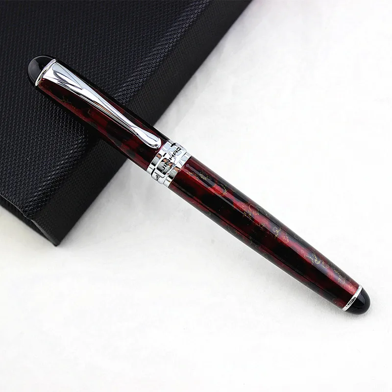 JINHAO-Stylo rmatérielle Golden Dragon King Play Pearl, plume 0.7mm, noir, blanc, gris, au choix, bureau, affaires, meilleur cadeau