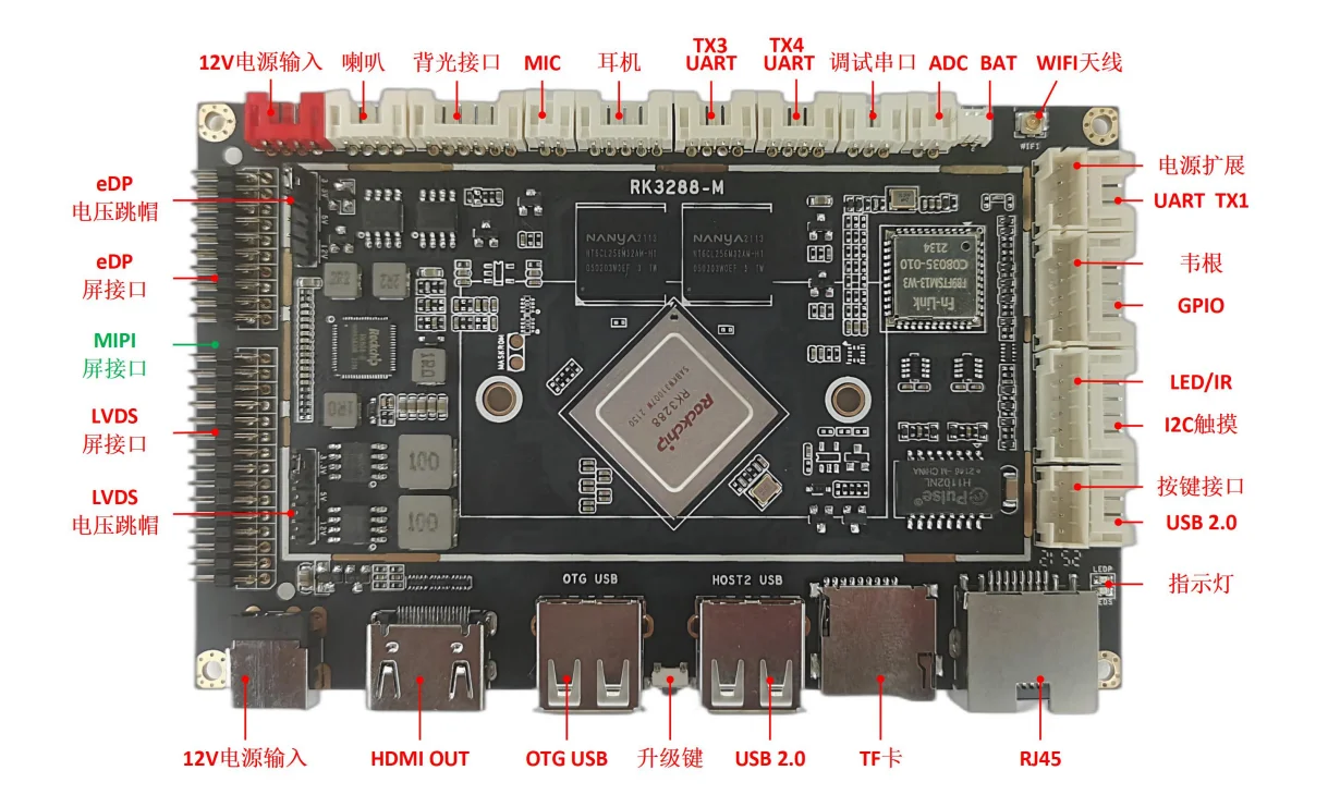 

Smartfly AIOT-RK3288 Rockchip RK3588 Intelligent Self-service Terminal Motherboard 6 Tops NPU 4GB RAM Equipped with Android 12.0