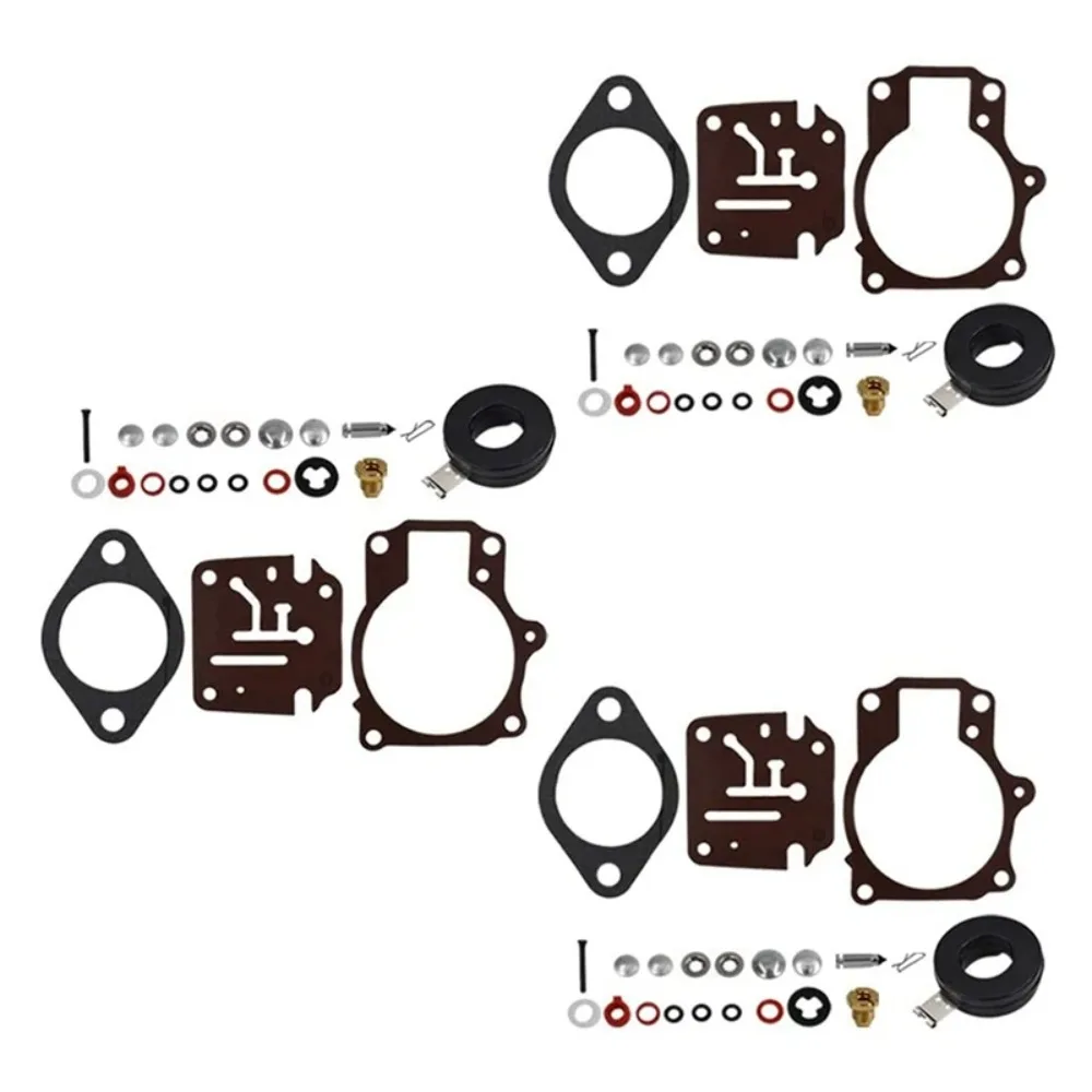 

3 X Carburetor Carb Rebuild Repair Kit And Float Fit For Johnson Evinrude 396701 65 70 75 HP Wear Parts