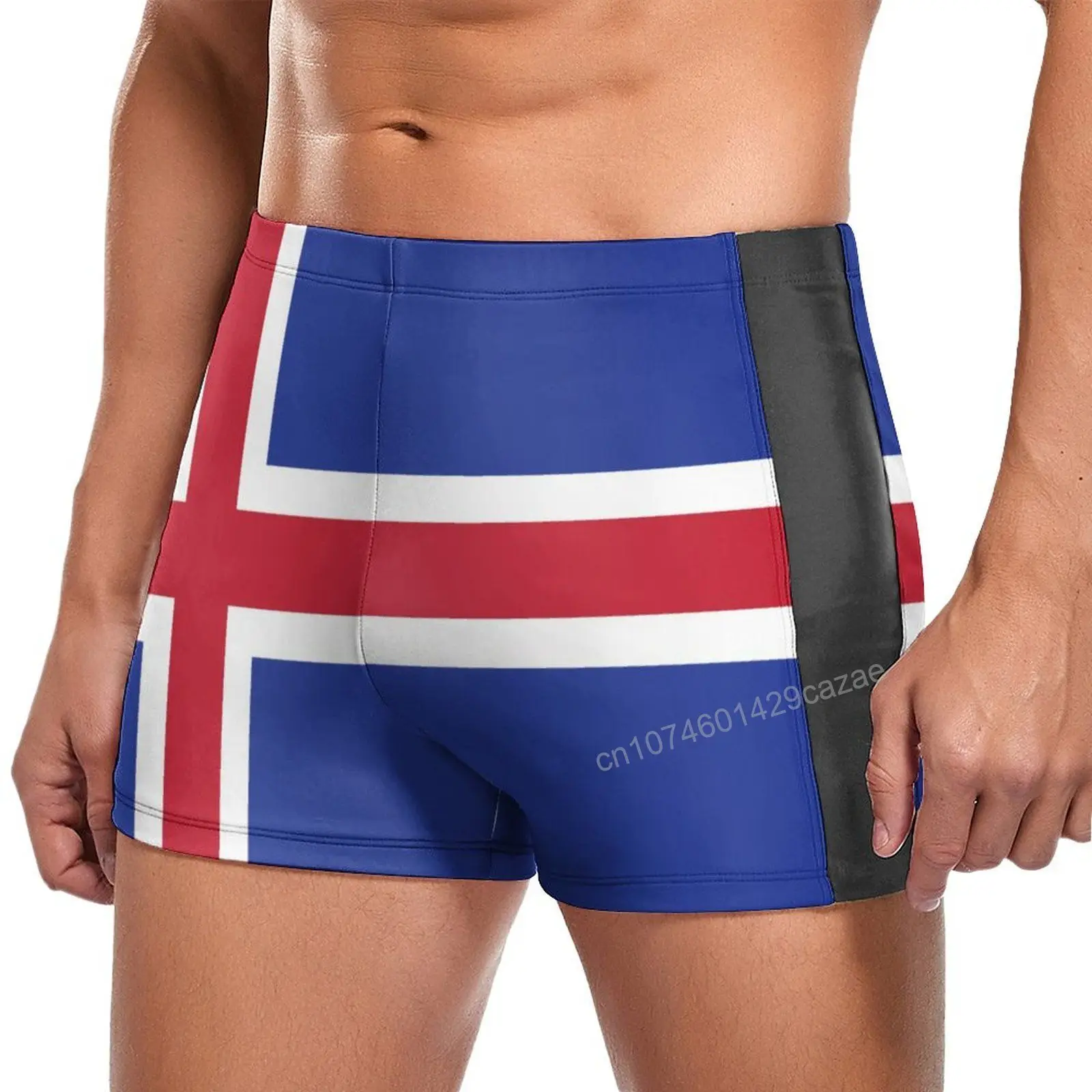 Swimming Trunks Iceland Flag Quick Dry Shorts For Men Swim Beach Short Summer Gift