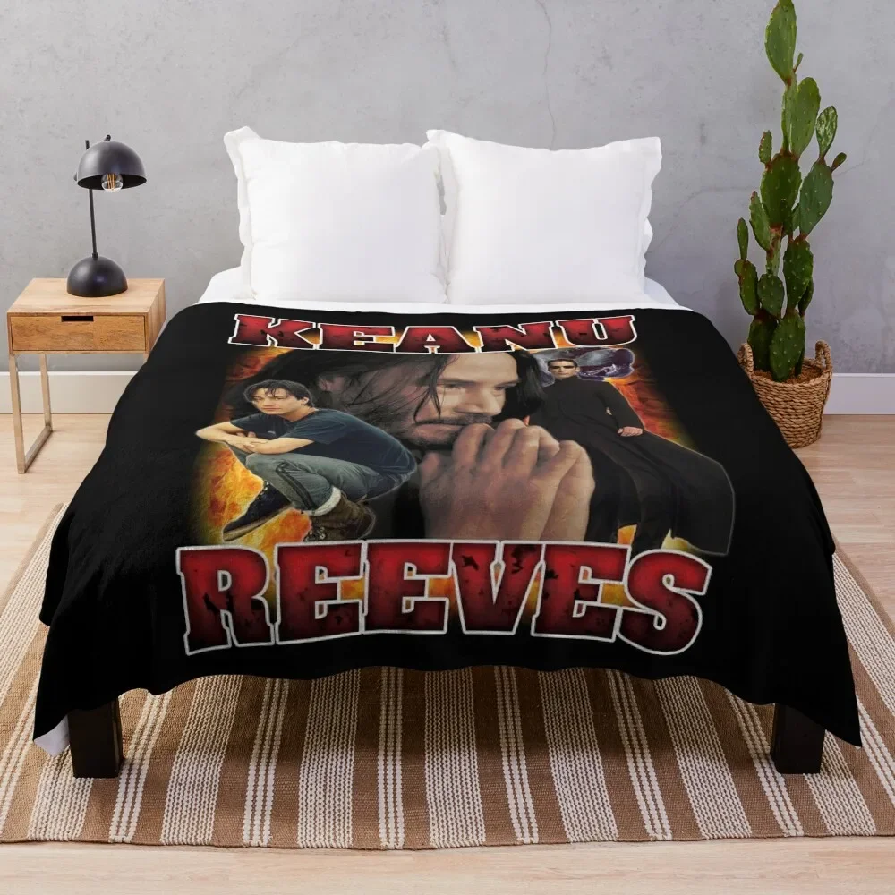 

KEANU REEVES Throw Blanket Plaid on the sofa Thins blankets and throws Vintage Blankets